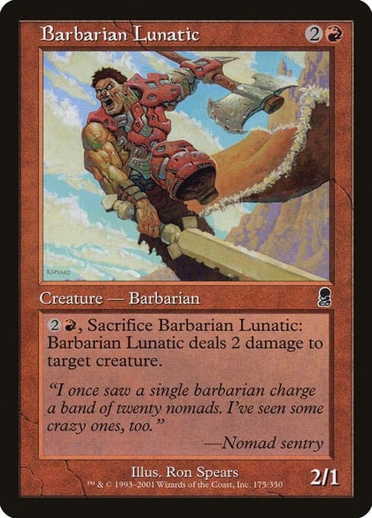 Barbarian Lunatic, Odyssey 175