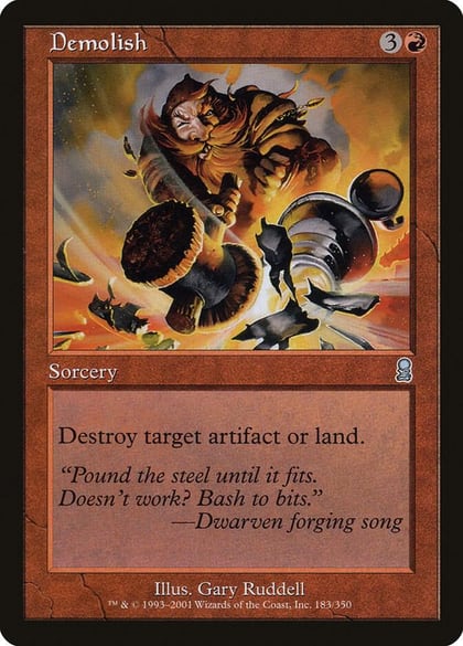 Demolish, Odyssey 183