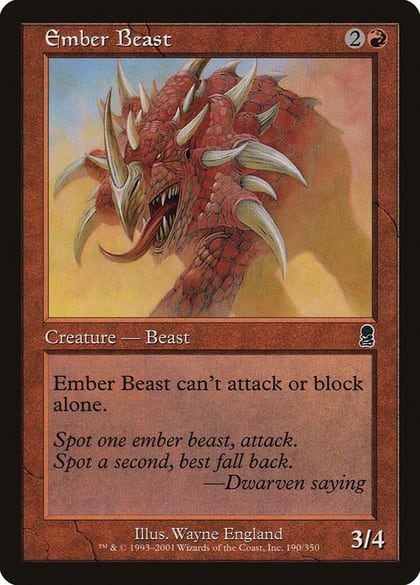 Ember Beast, Odyssey 190