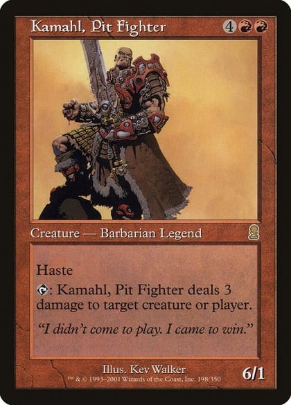 Kamahl, Pit Fighter, Odyssey 198