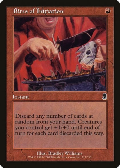 Rites of Initiation, Odyssey 217