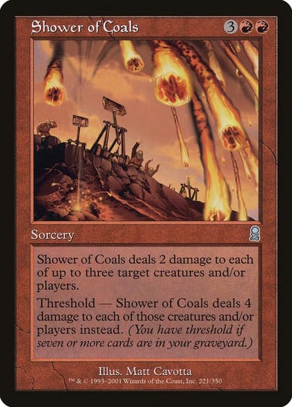 Shower of Coals, Odyssey 221