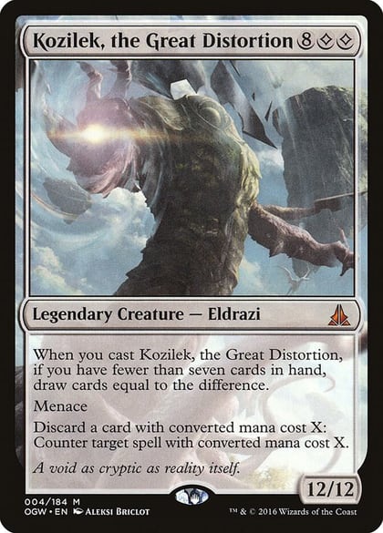 Kozilek, the Great Distortion, Oath of the Gatewatch 4