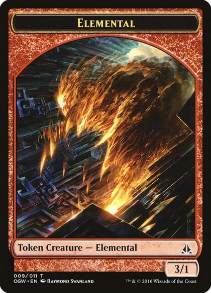 Elemental Token (009), Oath of the Gatewatch 9