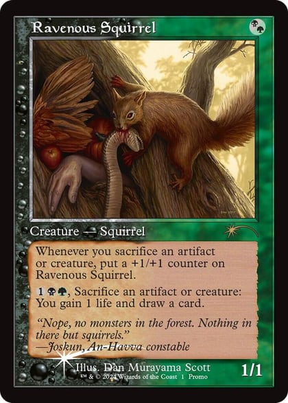 Ravenous Squirrel (Retro Frame), Open House Promos 1