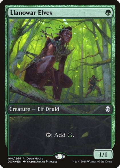 Llanowar Elves, Open House Promos 168