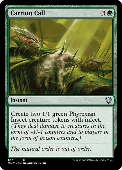Carrion Call, Commander: Phyrexia: All Will Be One 106