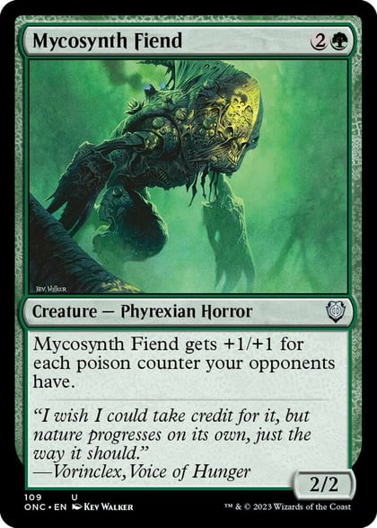 Mycosynth Fiend, Commander: Phyrexia: All Will Be One 109