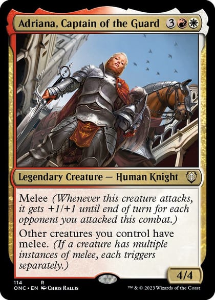 Adriana, Captain of the Guard, Commander: Phyrexia: All Will Be One 114