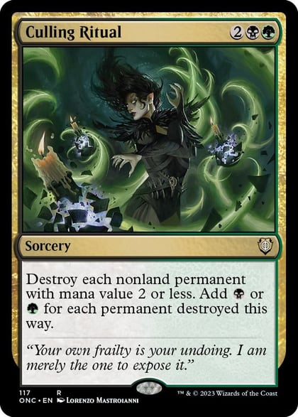 Culling Ritual, Commander: Phyrexia: All Will Be One 117