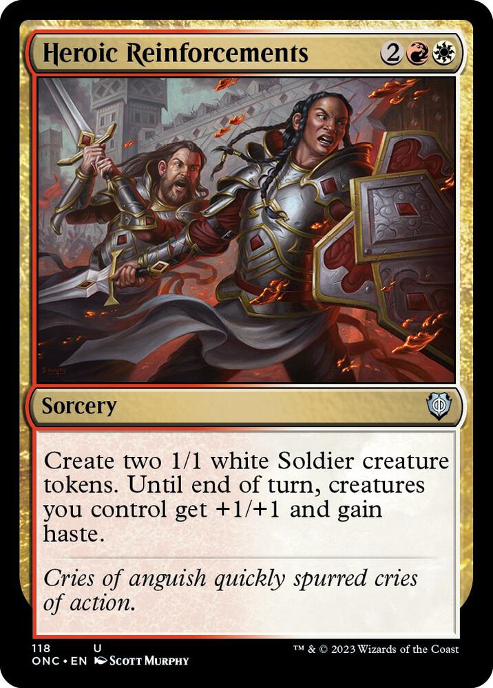 Heroic Reinforcements, Commander: Phyrexia: All Will Be One 118