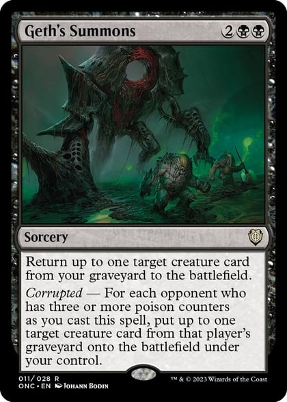 Geth's Summons, Commander: Phyrexia: All Will Be One 11