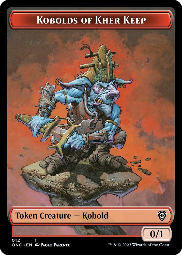 Kobolds of Kher Keep // Dragon Double-Sided Token, Commander: Phyrexia: All Will Be One 12 // 10
