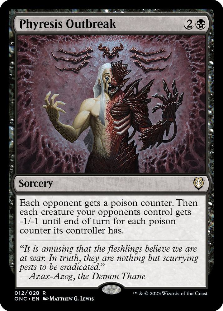 Phyresis Outbreak, Commander: Phyrexia: All Will Be One 12