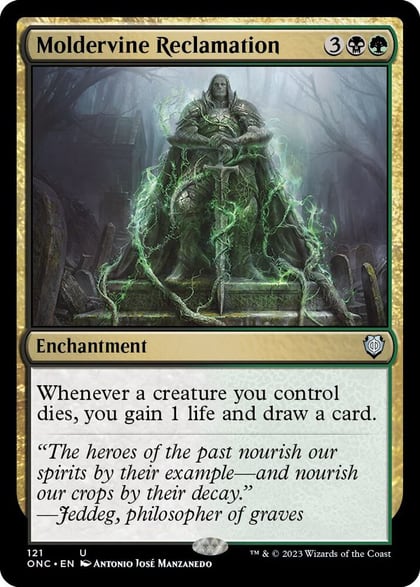 Moldervine Reclamation, Commander: Phyrexia: All Will Be One 121