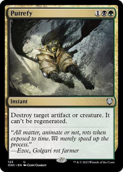Putrefy, Commander: Phyrexia: All Will Be One 123