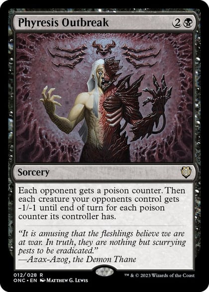 Phyresis Outbreak, Commander: Phyrexia: All Will Be One 12