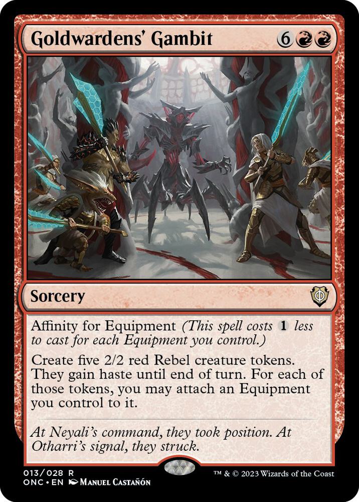 Goldwardens' Gambit, Commander: Phyrexia: All Will Be One 13