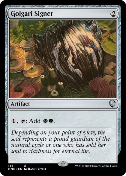 Golgari Signet, Commander: Phyrexia: All Will Be One 131