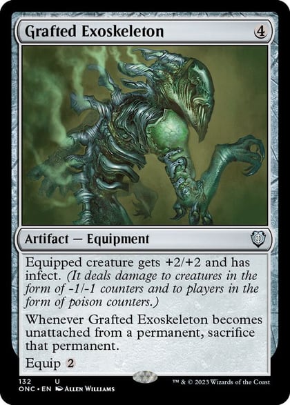 Grafted Exoskeleton, Commander: Phyrexia: All Will Be One 132