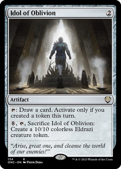 Idol of Oblivion, Commander: Phyrexia: All Will Be One 134