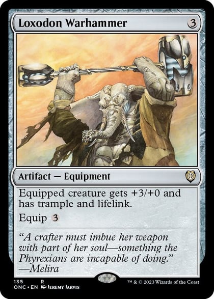 Loxodon Warhammer, Commander: Phyrexia: All Will Be One 135