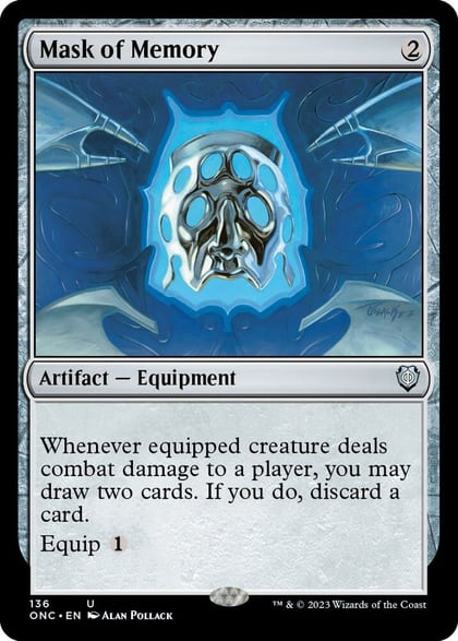 Mask of Memory, Commander: Phyrexia: All Will Be One 136
