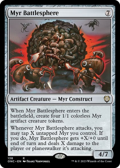 Myr Battlesphere, Commander: Phyrexia: All Will Be One 138