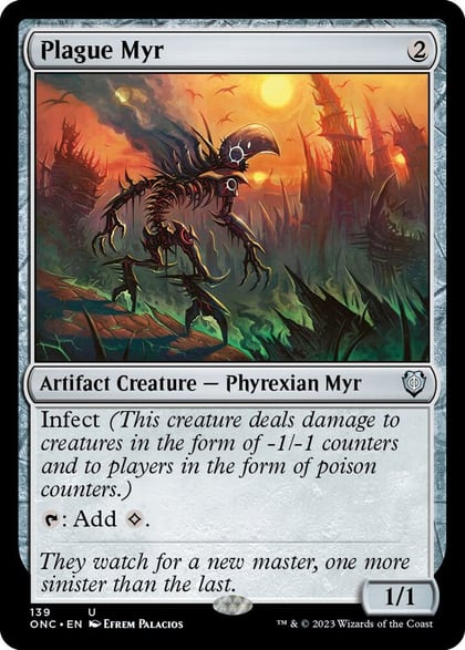 Plague Myr, Commander: Phyrexia: All Will Be One 139