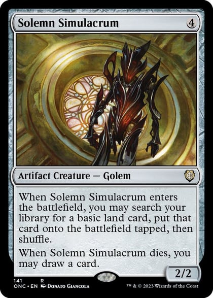 Solemn Simulacrum, Commander: Phyrexia: All Will Be One 141