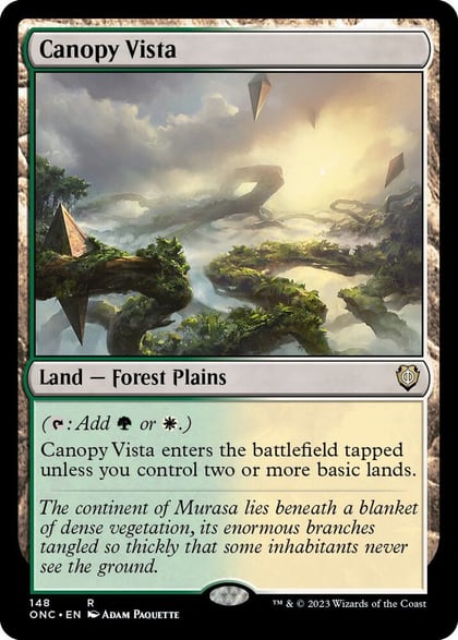 Canopy Vista, Commander: Phyrexia: All Will Be One 148