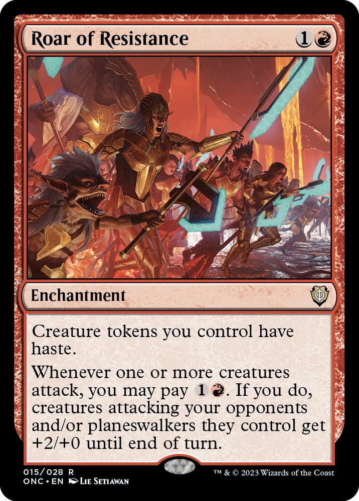 Roar of Resistance, Commander: Phyrexia: All Will Be One 15
