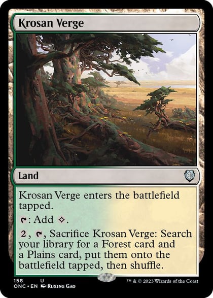 Krosan Verge, Commander: Phyrexia: All Will Be One 158