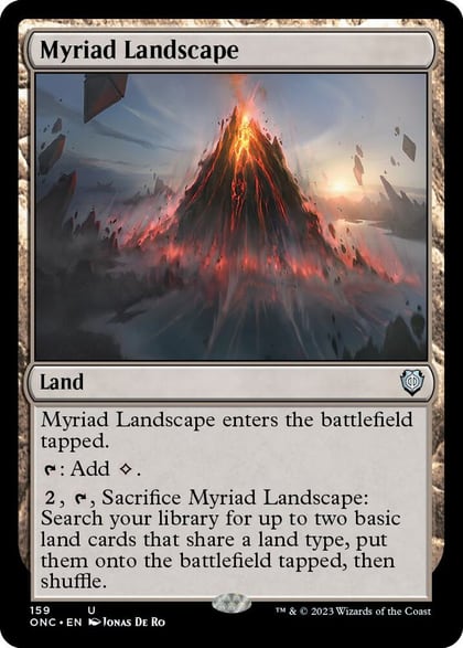 Myriad Landscape, Commander: Phyrexia: All Will Be One 159