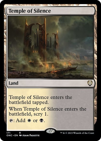 Temple of Silence, Commander: Phyrexia: All Will Be One 171