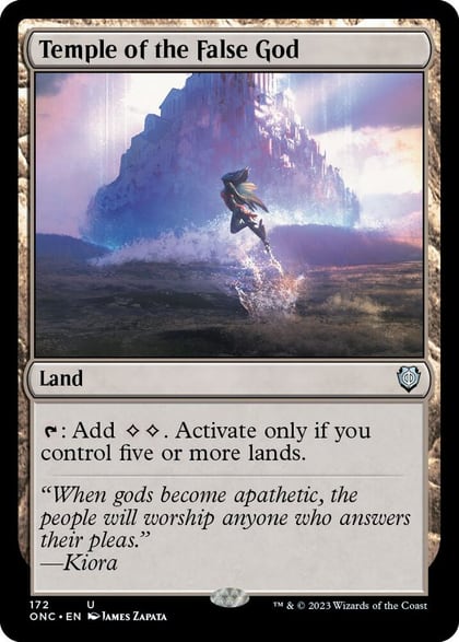 Temple of the False God, Commander: Phyrexia: All Will Be One 172