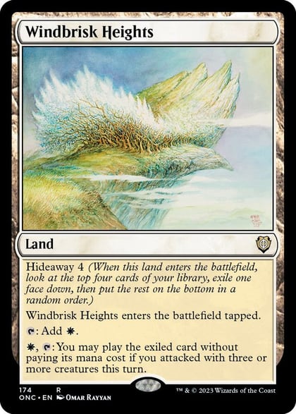 Windbrisk Heights, Commander: Phyrexia: All Will Be One 174