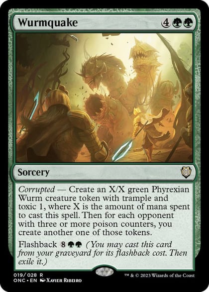 Wurmquake, Commander: Phyrexia: All Will Be One 19