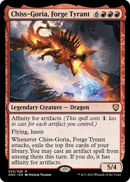 Chiss-Goria, Forge Tyrant, Commander: Phyrexia: All Will Be One 25