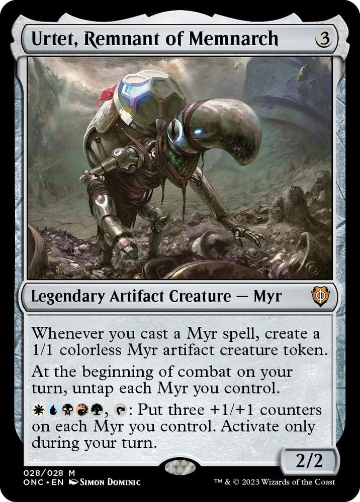 Urtet, Remnant of Memnarch, Commander: Phyrexia: All Will Be One 28