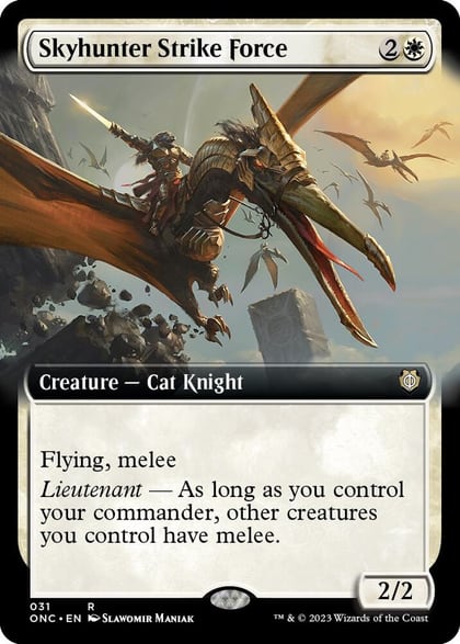 Skyhunter Strike Force (Extended Art), Commander: Phyrexia: All Will Be One 31