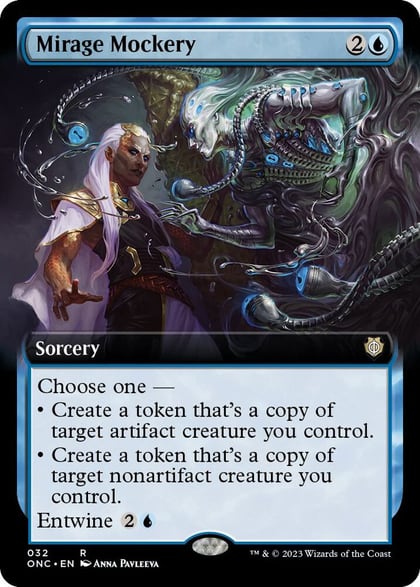 Mirage Mockery (Extended Art), Commander: Phyrexia: All Will Be One 32
