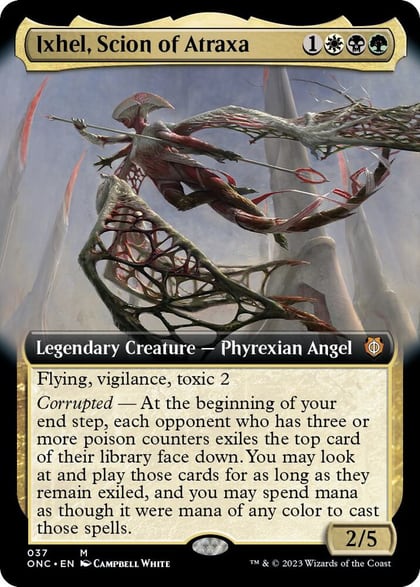 Ixhel, Scion of Atraxa (Extended Art), Commander: Phyrexia: All Will Be One 37