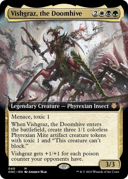 Vishgraz, the Doomhive (Extended Art), Commander: Phyrexia: All Will Be One 40