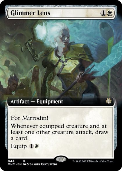 Glimmer Lens (Extended Art), Commander: Phyrexia: All Will Be One 44
