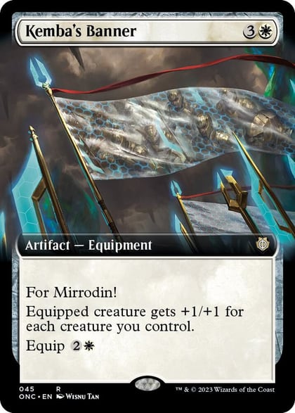 Kemba's Banner (Extended Art), Commander: Phyrexia: All Will Be One 45
