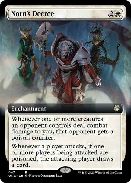 Norn's Decree (Extended Art), Commander: Phyrexia: All Will Be One 47