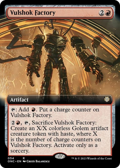 Vulshok Factory (Extended Art), Commander: Phyrexia: All Will Be One 54
