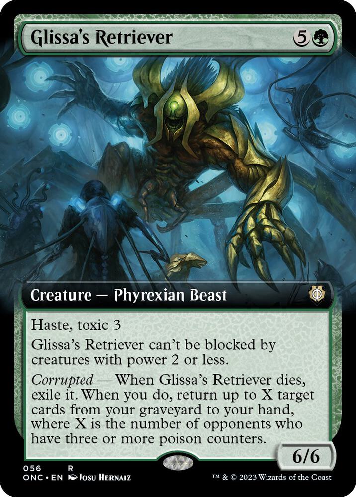 Glissa's Retriever (Extended Art), Commander: Phyrexia: All Will Be One 56