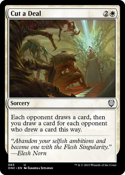 Cut a Deal, Commander: Phyrexia: All Will Be One 63